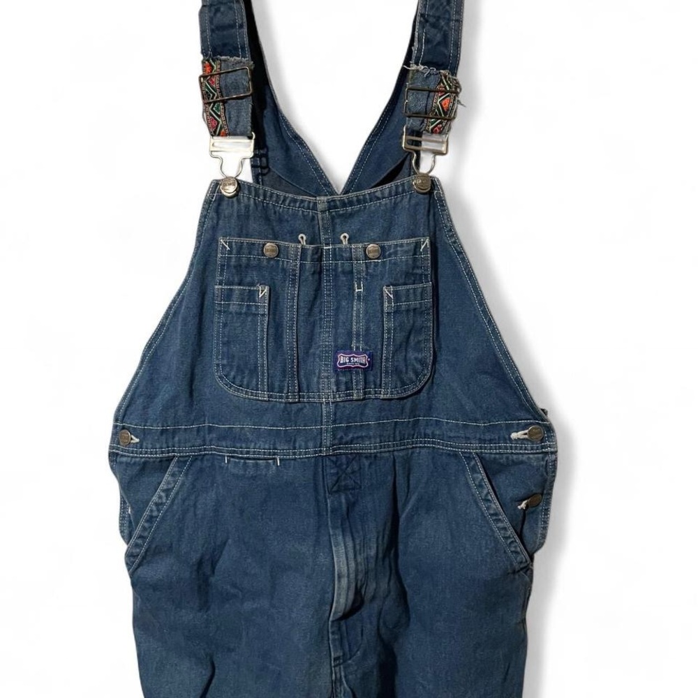 Dark Blue Denim Men's Overalls